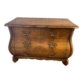 1990s Serpentine Chest of Drawers by Baker For Sale