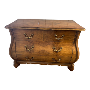 1990s Serpentine Chest of Drawers by Baker