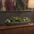 Stone Faux Succulent Charcoal Boat Bowl For Sale - Image 7 of 7