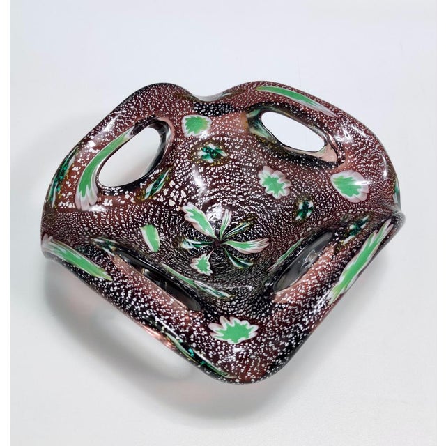 Vintage Brown Murano Glass Ashtray or Catchall from Fratelli Toso, 1960s For Sale - Image 14 of 14