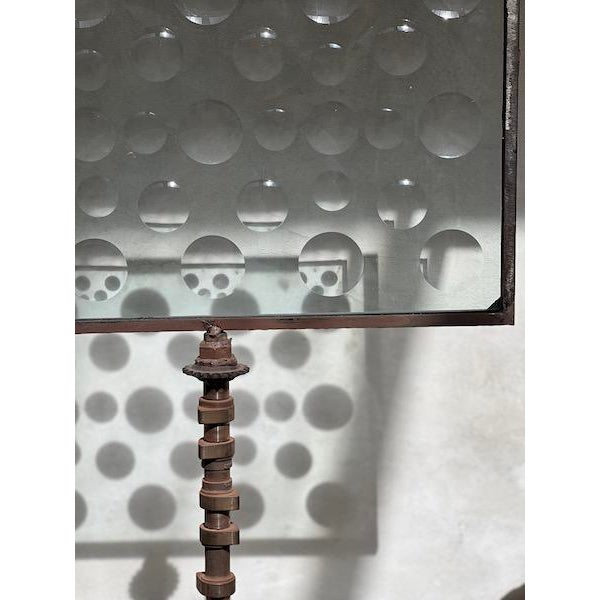 Metal Industrial Modern Binocular Magiscope by Feliciano Bejar For Sale - Image 7 of 7