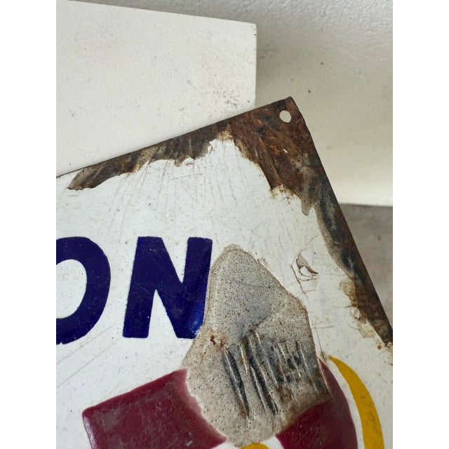 Curved Enamel Plaque from Kubor, 1930s For Sale - Image 14 of 18