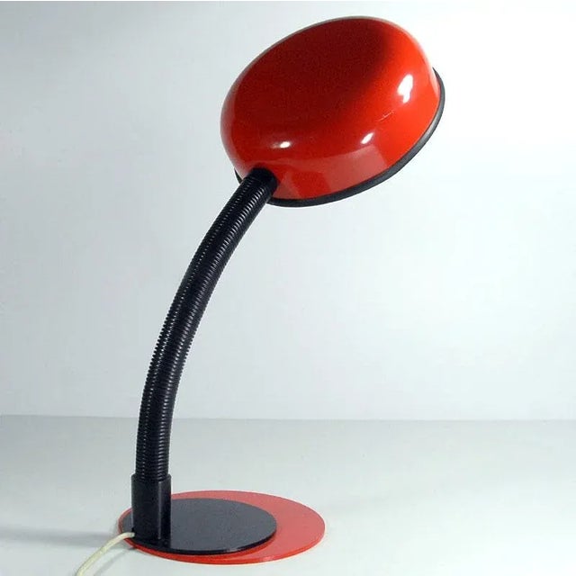 Vintage Space Age Italian Desk Lamp, 1970s For Sale - Image 3 of 10