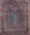 An early 20th century room-size hand-knotted Persian Bibikabad rug featuring the classic Herati geometric pattern set...