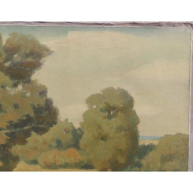 Original Impressionist Oil Painting - Woodland Scenery, Ukrainian Art 1988 120-150 For Sale - Image 12 of 17