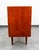 Mid-Century Modern Mid Century Modern Credenza Media Cabinet Teak Sliding Door Compact Denmark For Sale - Image 3 of 12