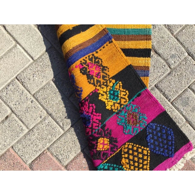Bohemian Kilim Runner - 24" X 104" For Sale - Image 10 of 11