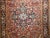 Early 1900s Persian Heriz Rug, Hand-Knotted Wool, Geometric Design, Red & Navy, 6x10 For Sale - Image 12 of 14