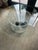 1920s Glass Coffee Table Amoeba Lucite Acrylic Pedestal Base Postmodern Modern Vladimir Kagan Style For Sale - Image 12 of 12