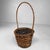 Japanese Bamboo Ikebana Basket with Arched Handle, 1960s For Sale - Image 10 of 12