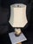 Hollywood Regency 2000s Neoclassical Cherub Table Lamp With Ivory Glass Globe For Sale - Image 3 of 8