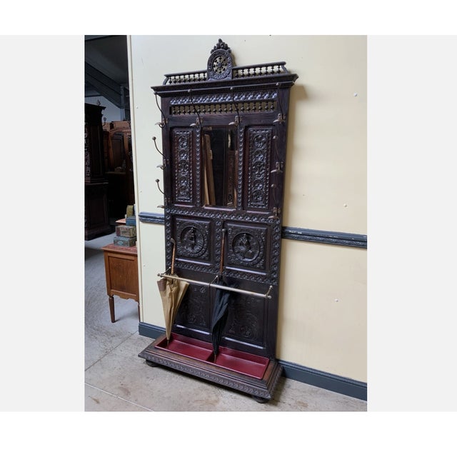 Antique Wardrobe, 1880 For Sale - Image 6 of 8