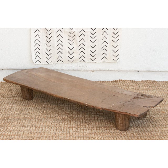 Antique African Safari Style Seated Bench | Chairish