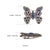 Boho Chic 10Ct Multi Gem & Diamond Butterfly Statement Brooch Pin Pendant in 925 Silver For Sale - Image 12 of 15