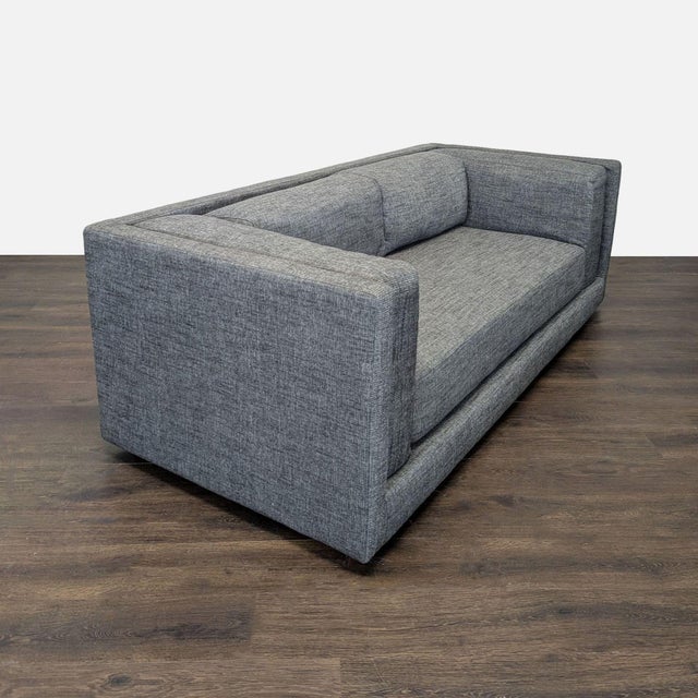 2010s Cb2 Bolla Modern Grey 3-Seat Sofa For Sale - Image 5 of 10