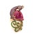 Early 21st Century Bochic "Orient" Vintage Emerald Ruby & Pink Sapphire Ring - 18K Gold & Silver For Sale - Image 5 of 18