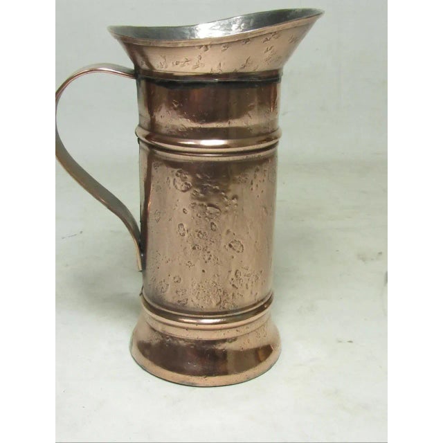 French Polished Copper Half Liter Jug For Sale - Image 4 of 17