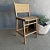 Enhance your indoor / outdoor dining experience with this stylish solid teak wood counter stool featuring a wipeable woven...