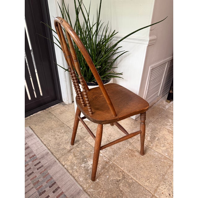 Antique Windsor Style Spindle Back Chair For Sale - Image 12 of 12