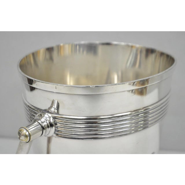 Early 20th Century International Wilcox English Regency Silver Plated Champagne Ice Bucket "S" Mono For Sale - Image 18 of 18