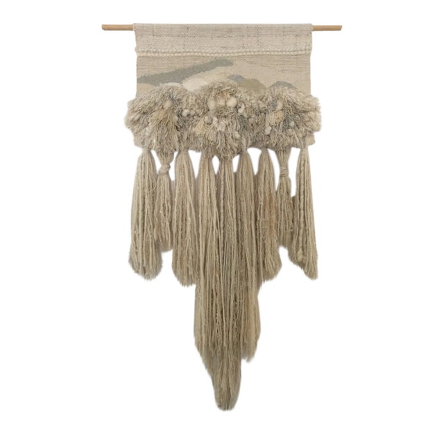 1980s Large Boho Sherri Bingaman Textile/Fiber Art For Sale