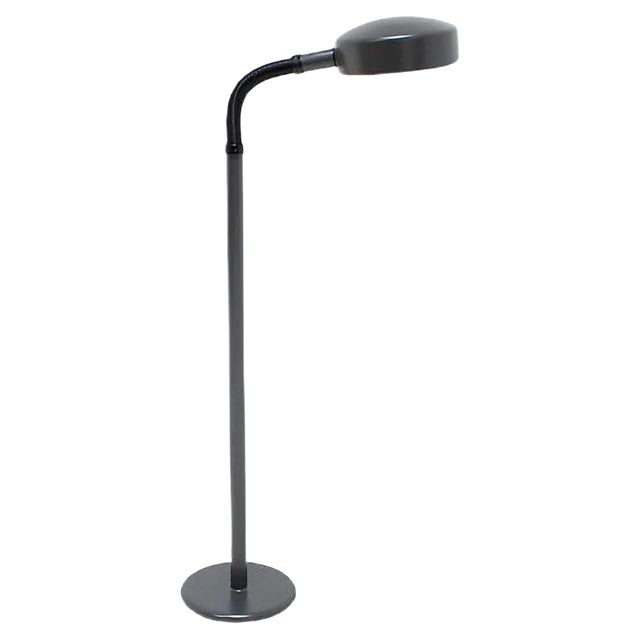 Vintage Freestanding Bowl-Shaped Reading Floor Lamp from Dijkstra, 1970s For Sale