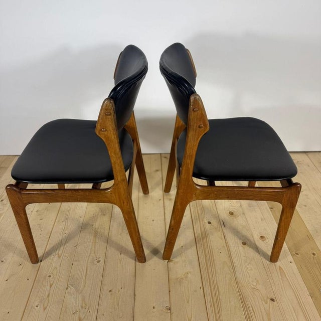 Set of 4 Vintage Rosewood Chairs – Erik Buch (Denmark, 1960s)