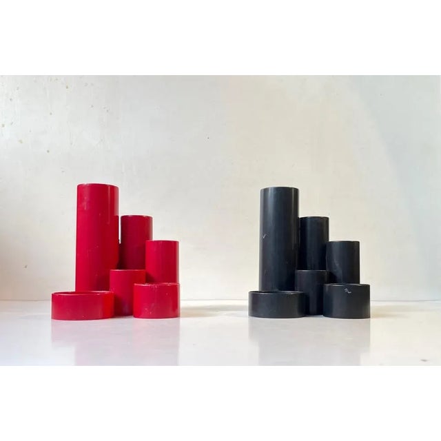 Plastic Swiss Modern Desk Organizers from Pentex, 1970s, Set of 2 For Sale - Image 7 of 7