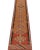 Tribal Vintage Kilim Runner in Orange With Red and Beige-Brown Tribal Medallions For Sale - Image 3 of 7