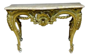 Louis XV Gilt Wood Console