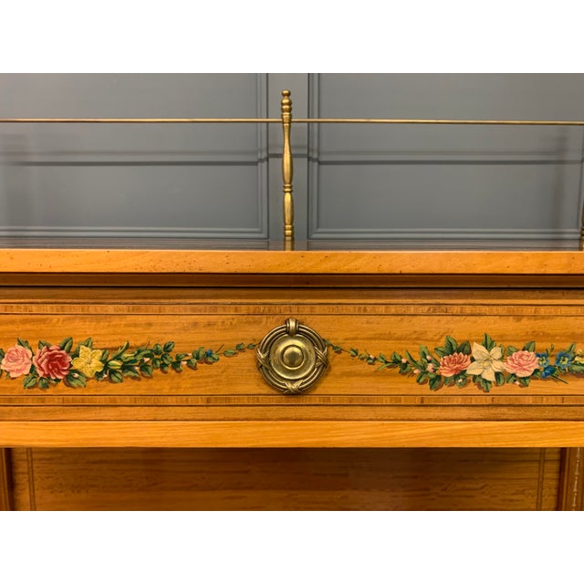 1910s Painted Satinwood Side Table, 1910 For Sale - Image 5 of 18