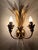 Hollywood Regency Golden Wall Lamp with Wheat Ears from Hans Kögl, 1960s, Set of 2 For Sale - Image 4 of 12