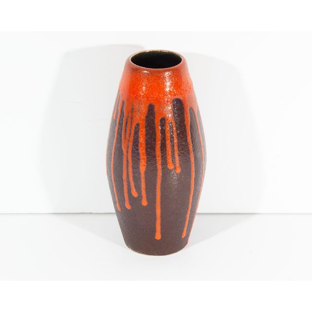 Mid-Century Modern Scheurich Keramik Europ Linie West German Ceramic Vase For Sale - Image 3 of 8