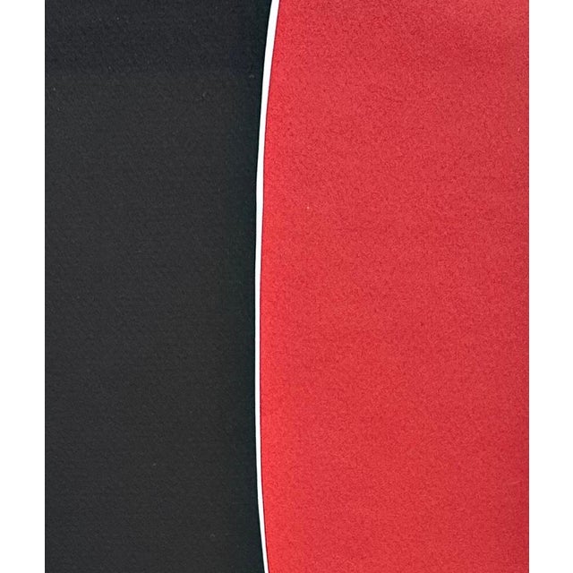 Contemporary Rolf Hans, Pair of Monochrome Color-Field Collages, 1994, Paper For Sale - Image 3 of 7