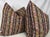 Transitional Pollack "Bohemia" in Queen 22" Pillows-a Pair For Sale - Image 3 of 3