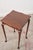 1930s Square Mahogany Scallop Side Table With Padded Feet For Sale In Charleston - Image 6 of 6
