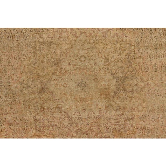 A breathtaking array of subtle colors and craftsmanship make this distressed carpet a masterpiece and very easy to...