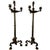 Pair of French Empire Bronze Candelabras With Tripod Base-Early 19th Century For Sale In West Palm - Image 6 of 7