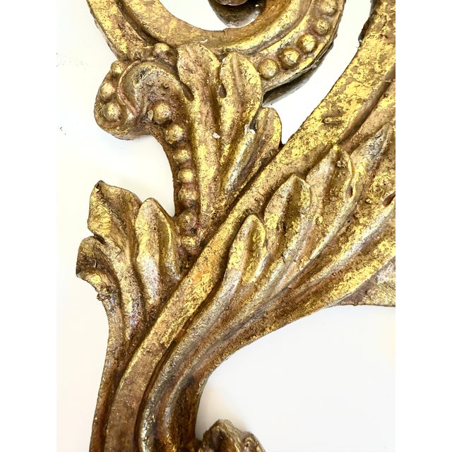 Pair of Vintage Gold Mirrors For Sale In New York - Image 6 of 11