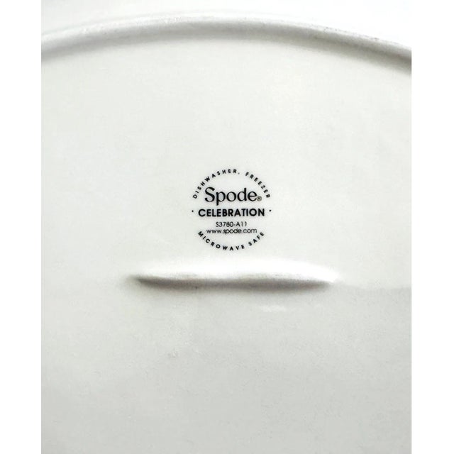 Mid-Century Modern Vintage Spode Fall Celebration Turkey Oval Platter For Sale - Image 3 of 3