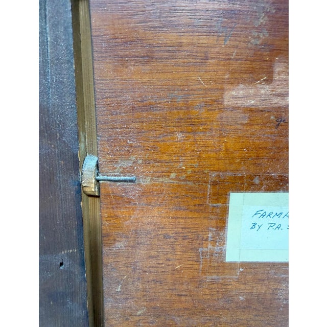 Pieter Adrianus "Piet" Schipperus Original Oil on Wood Farmhouse 1924 For Sale - Image 12 of 13