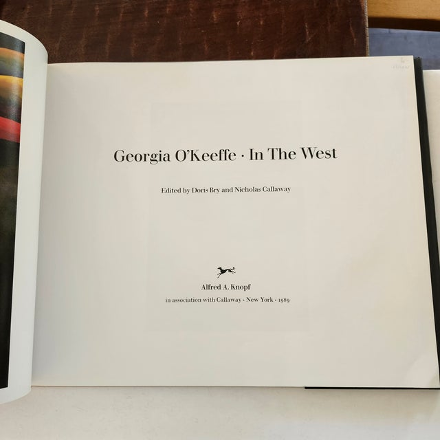 This vintage 1989 first edition hardcover book, "Georgia O'Keeffe: In the West" by Georgia O'Keeffe, is a beautifully...