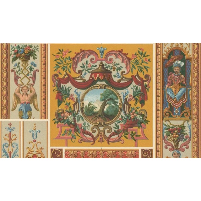 Paper Neoclassical and Chinoiserie Motifs, Paper For Sale - Image 7 of 10