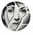 Fornasetti Late 20th Century Set of Eight Fornasetti Lina Cavalieri Porcelain Plates For Sale - Image 4 of 13