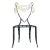 Vintage Postmodern Swag Metal Chair For Sale