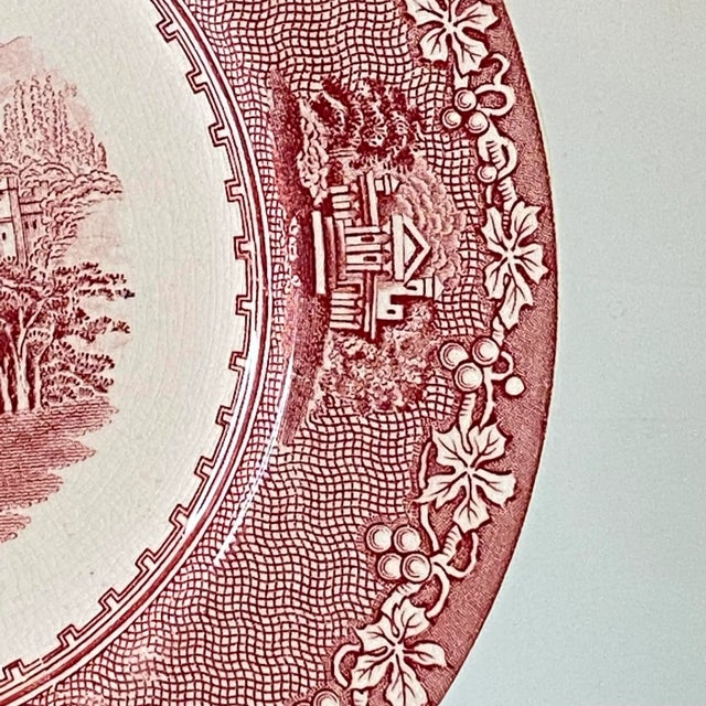 MidCentury Royal Staffordshire Jenny Lind Pink Dinner Plate Chairish