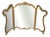Large Gilt Triptych Dressing Table Mirror, 1880 For Sale