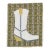 Annie Jane the Cowboy Boot by Willa Heart in Brimfield Black Frame, Mini Art Print For Sale
