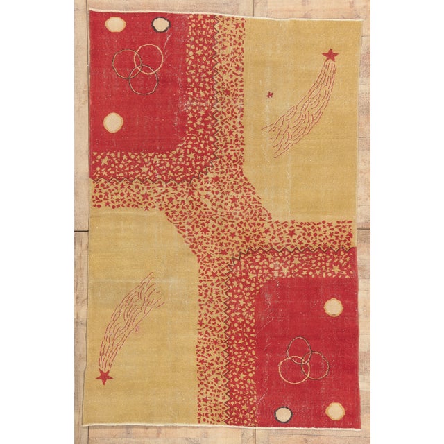 Zeki Muren Vintage Turkish Sivas Rug, 06'06 X 09'11 For Sale - Image 10 of 10