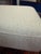 Textile Custom Made Acrylic and Woven Cream Upholstered Ottomans a Pair For Sale - Image 7 of 9